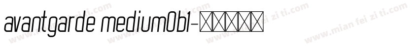 avantgarde mediumOb1字体转换